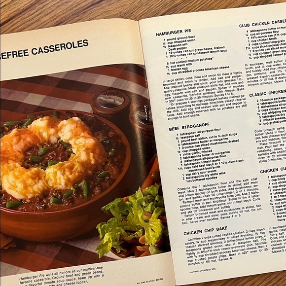 Vintage Better Homes and Gardens All-Time Favorites Cookbook Soft Cover 1971 - Picture 5 of 6